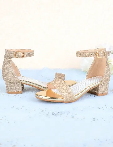 Sandale Shein Kids, auriu