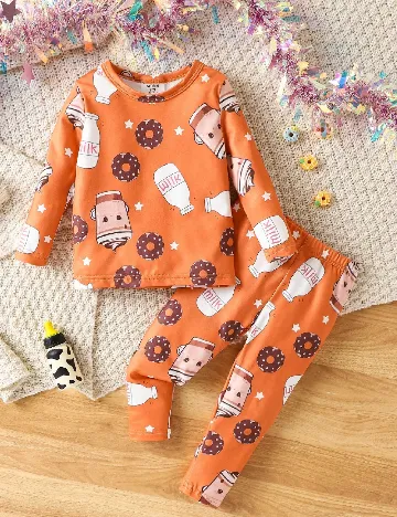 Compleu Shein Kids, portocaliu