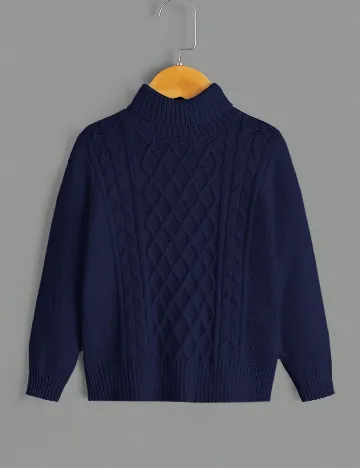 Pulover Shein Kids, bleumarin