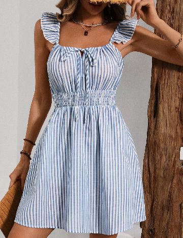 Rochie scurta SHEIN, albastru