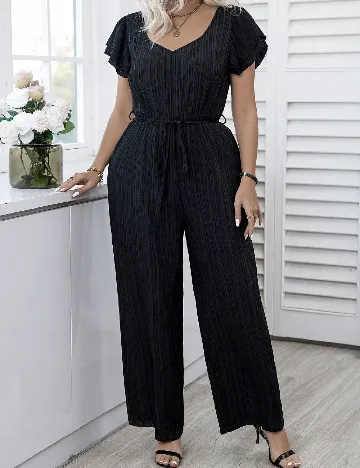 Salopeta SHEIN CURVE, negru