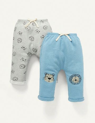 Set pantaloni 2 perechi Shein Kids, mix culori