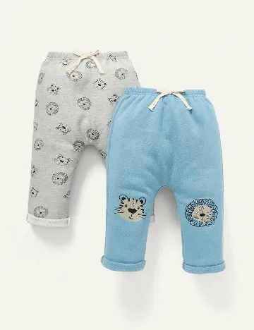 Set pantaloni 2 perechi Shein Kids, mix culori