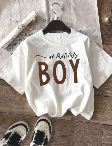 Tricou Shein Kids, alb