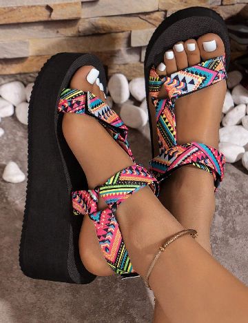 Sandale SHEIN, mix culori