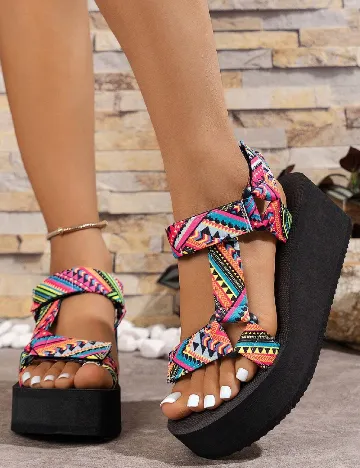 Sandale SHEIN, mix culori