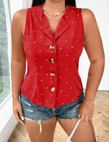 Bluza SHEIN CURVE, rosu