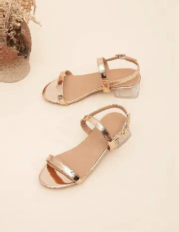 Sandale Shein Kids, crem