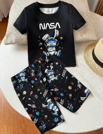 Pijama Shein Kids, negru