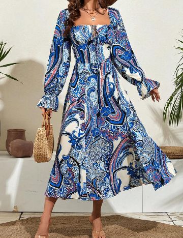 Rochie medie SHEIN, albastru