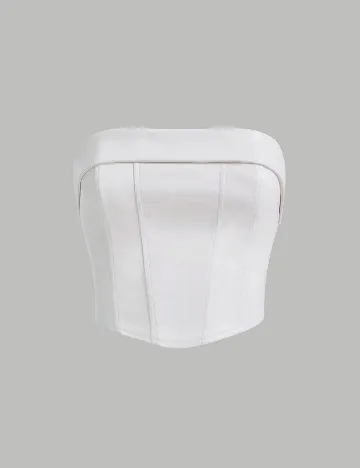 Top SHEIN, gri deschis