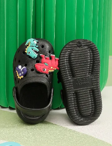 Slapi Shein Kids, negru