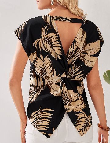 Bluza Emery Rose, negru