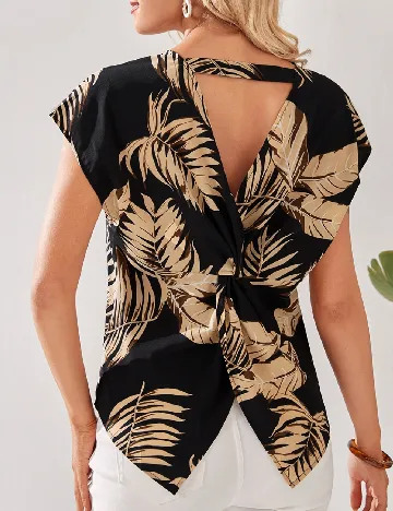 Bluza Emery Rose, negru