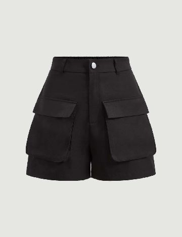 Pantaloni scurti SHEIN, negru