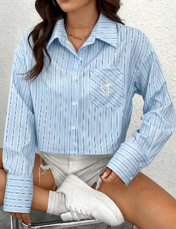 Camasa SHEIN, albastru