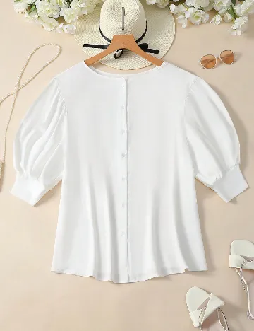 Camasa SHEIN CURVE, alb