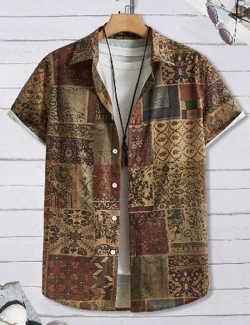 Camasa SHEIN, mix culori