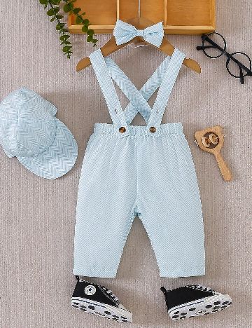 Salopeta Shein Kids, albastru