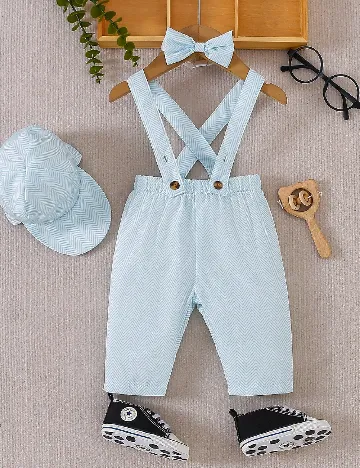 Salopeta Shein Kids, albastru