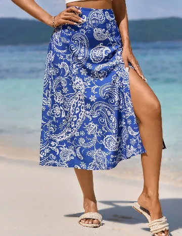 Fusta SHEIN, albastru