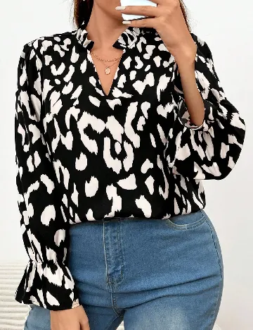 Bluza SHEIN CURVE, negru