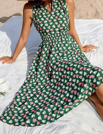 Rochie medie SHEIN, verde