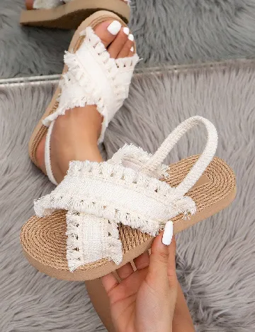 Sandale SHEIN, ecru