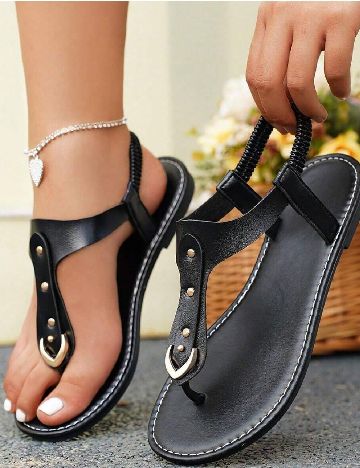 Sandale SHEIN, negru