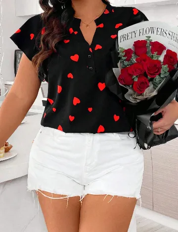 Bluza SHEIN CURVE, negru