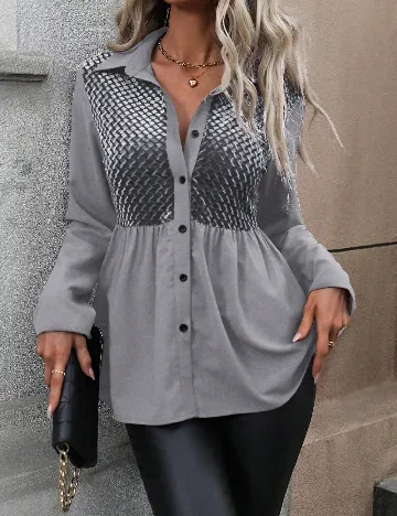 Camasa SHEIN, gri