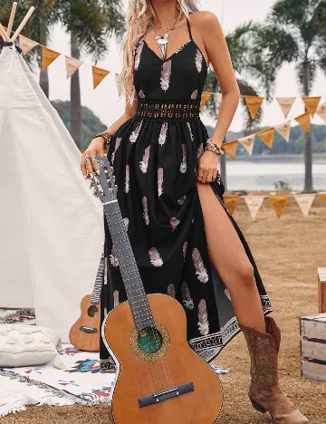 Rochie lunga SHEIN, negru