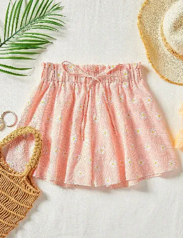 Pantaloni scurti SHEIN, piersica