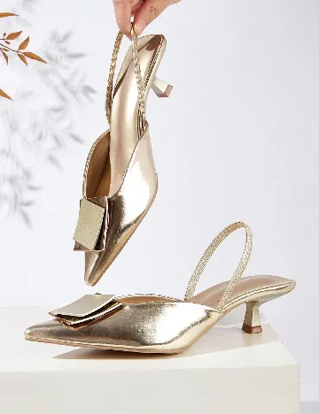 Pantofi SHEIN, auriu