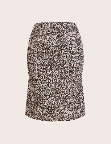 Fusta SHEIN CURVE, animal print
