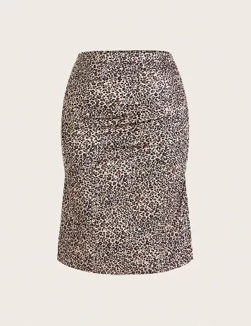 Fusta SHEIN CURVE, animal print