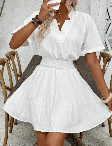 Rochie scurta SHEIN, alb