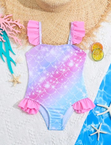 Costum de baie Shein Kids, mix culori