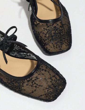 Balerini SHEIN, negru