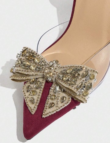 Pantofi SHEIN, visiniu