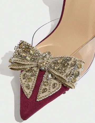 Pantofi SHEIN, visiniu