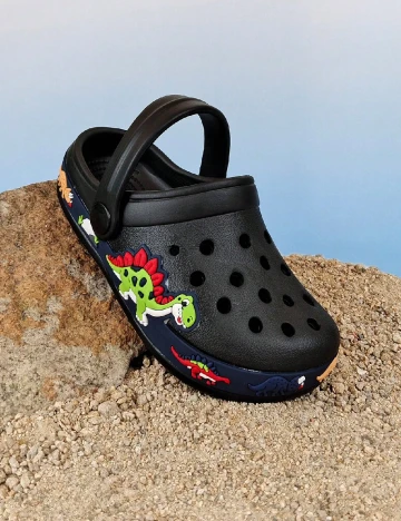 Slapi Shein Kids, negru