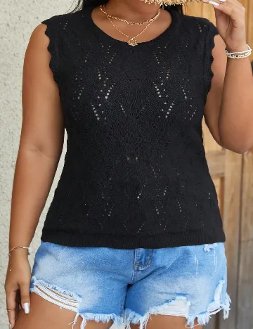 Maiou SHEIN CURVE, negru