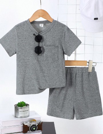 Compleu Shein Kids, gri