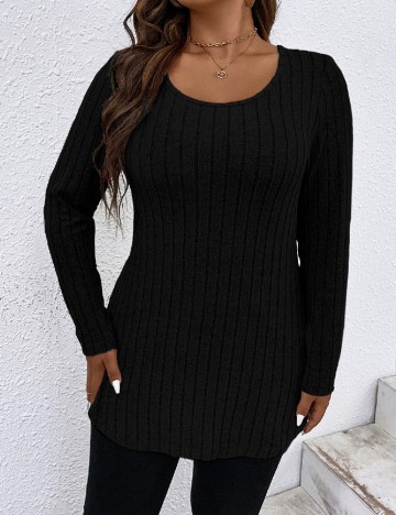 Bluza SHEIN CURVE, negru