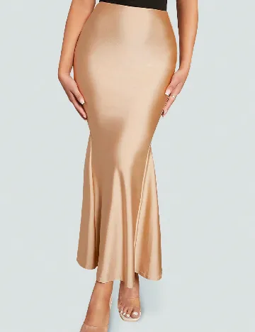 Fusta SHEIN, maro deschis