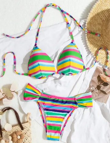 Costum de baie SHEIN, mix culori