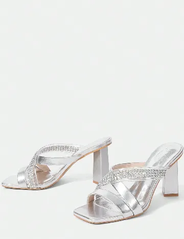 Saboti SHEIN, argintiu