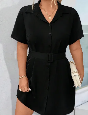 Rochie scurta SHEIN CURVE, negru