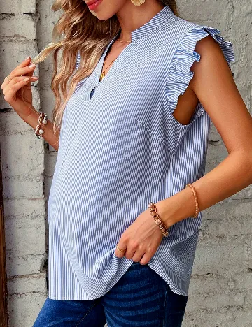 Bluza SHEIN Maternity, albastru